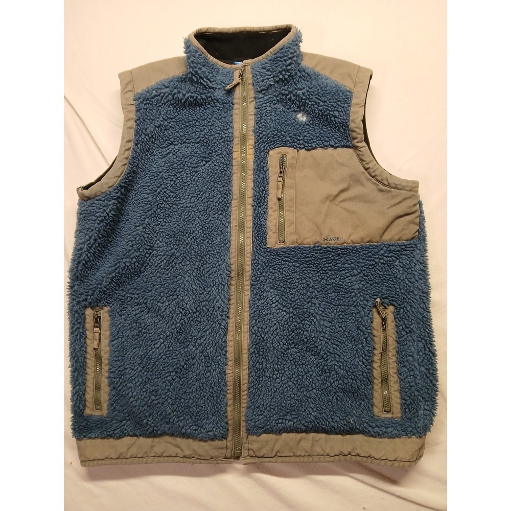 Kavu Fleece Sherpa Vest Mens Size XXL Outdoors Hiking‎